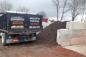 Our official company truck at Scenic View Greenhouse in Rushville, NY